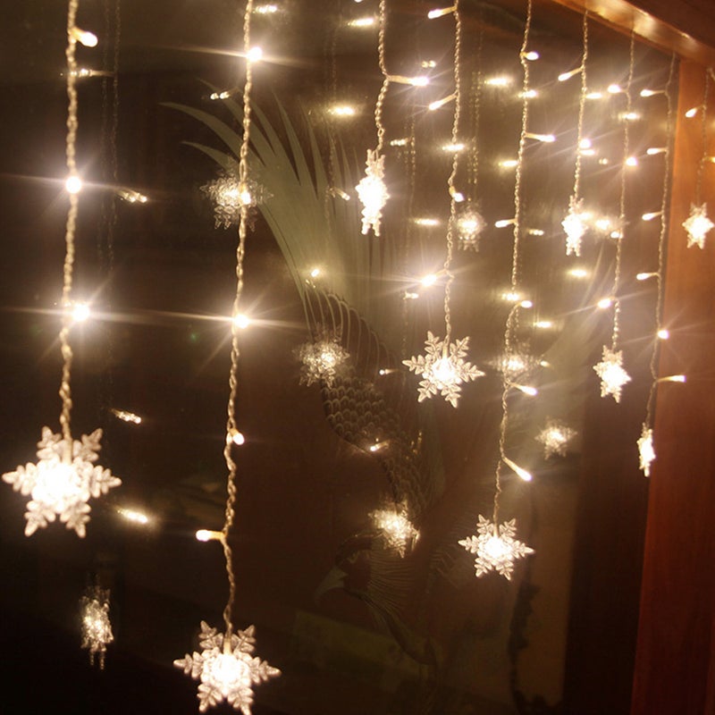 Generic - L-EDs Snowflake String Light Warm white 22.00*4.00*14.00cm - Image 1