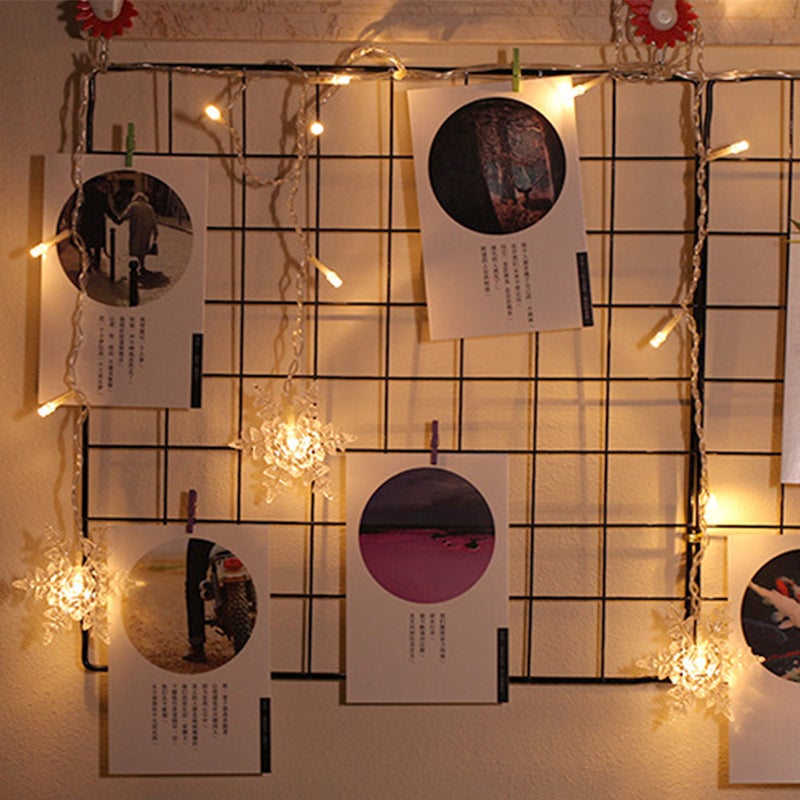Generic - L-EDs Snowflake String Light Warm white 22.00*4.00*14.00cm - Image 1