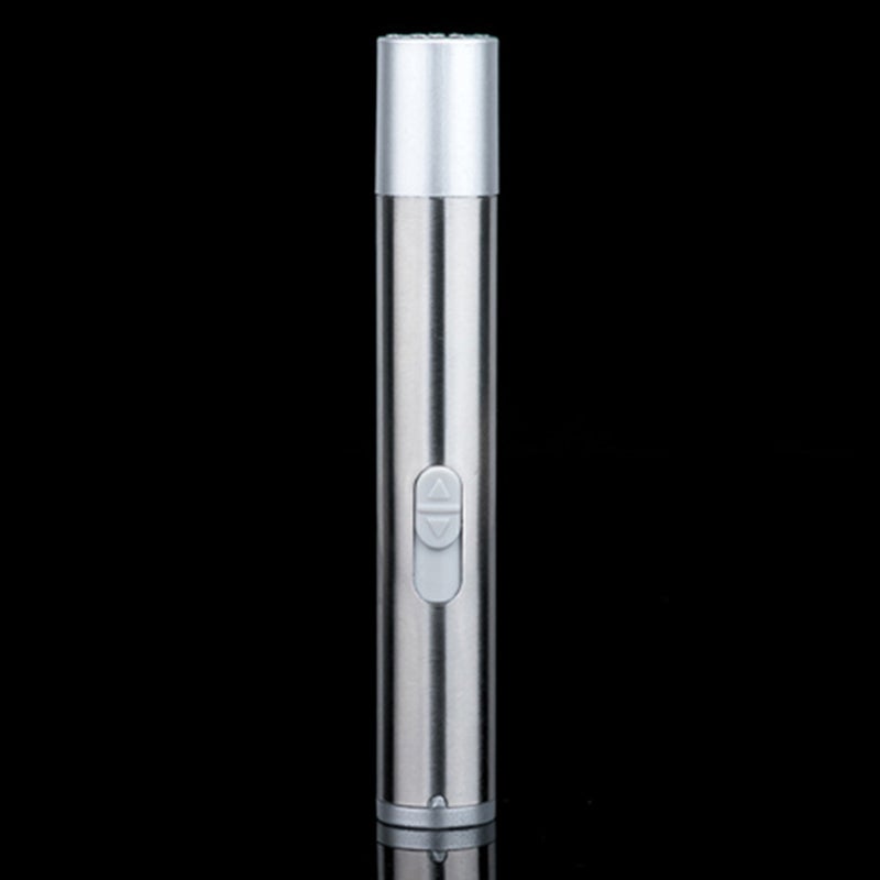 Generic - Led Flashlight Mini Portable Torch Lamp Silver 11.50*1.50*1.50cm - Image 1