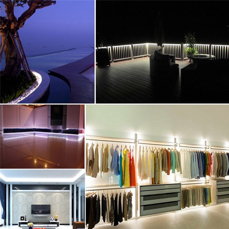 Generic - LED Strip Lights 5M 3528 300 LEDs Light Strip DC 12V Green 20.32*6.10*20.32cm - Image 1