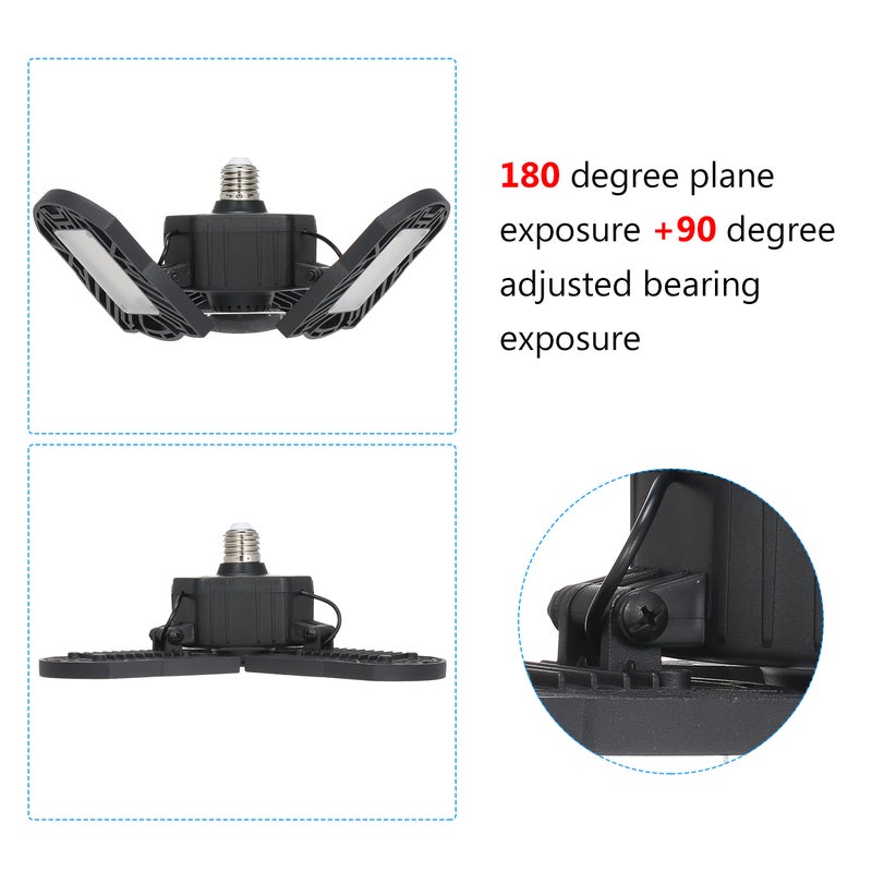 LED Parking Light AC85-265V 6000LM Black 20.50*12.50*17.00cm - Image 3