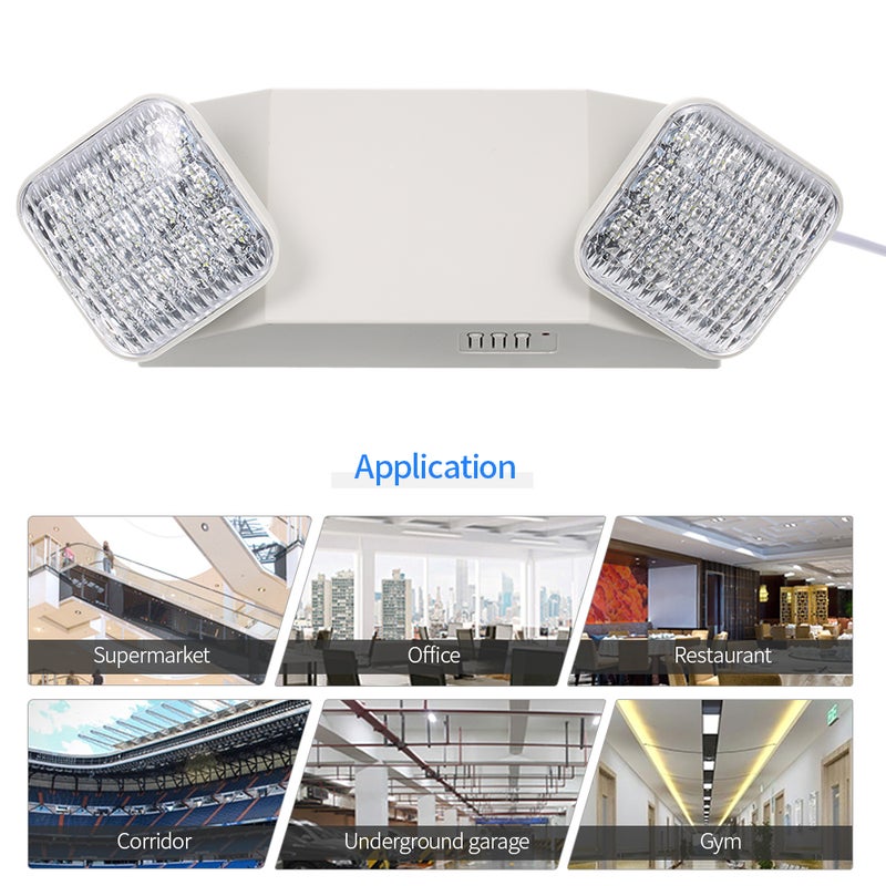 Generic AC85-265V LEDs Emergency Light White 36.00*10.00*14.00cm  - Image 4