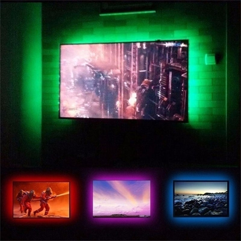 شريط إضاءة LED مرن بمنفذ USB مزود بجهاز تحكم عن بعد صغير متعدد الألوان 12.00*4.50*12.00سم - Image 5