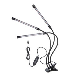 Generic DC5V 27W 3-headed LED Plant Growing Light multicolour 33.00*4.80*13.00cm  - Image 1