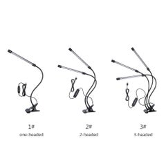 Generic DC5V 27W 3-headed LED Plant Growing Light multicolour 33.00*4.80*13.00cm  - Image 2
