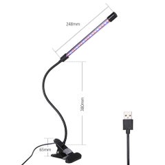 Generic DC5V 27W 3-headed LED Plant Growing Light multicolour 33.00*4.80*13.00cm  - Image 3