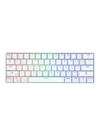 DK61 Dual Mode Wireless Mechanical Keyboard With Outmu Blue Switches White - v1605767715/N42468397A_1