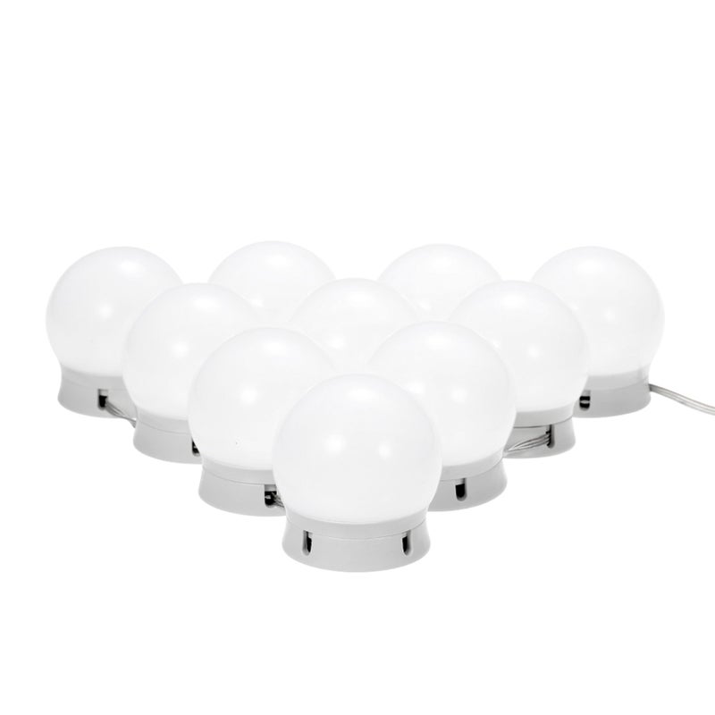 Tomshine DC5V 10W 10 LED Vanity Dimmable Mirror Light Kit White 20.00*5.70*14.00cm  - Image 1