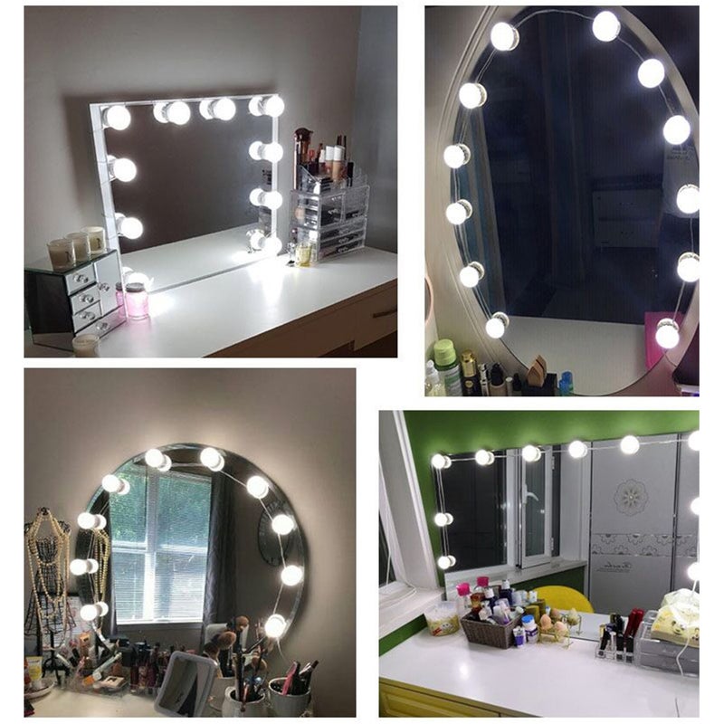 Tomshine DC5V 10W 10 LED Vanity Dimmable Mirror Light Kit White 20.00*5.70*14.00cm  - Image 4