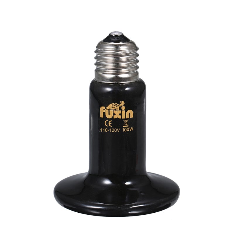 AC110-120V 100W Ceramic Heat Emitter Light multicolour 11.50*9.00*9.00cm