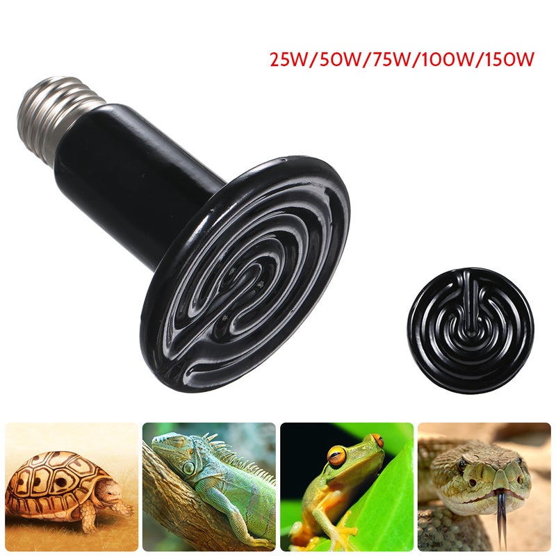 AC110-120V 100W Ceramic Heat Emitter Light multicolour 11.50*9.00*9.00cm
