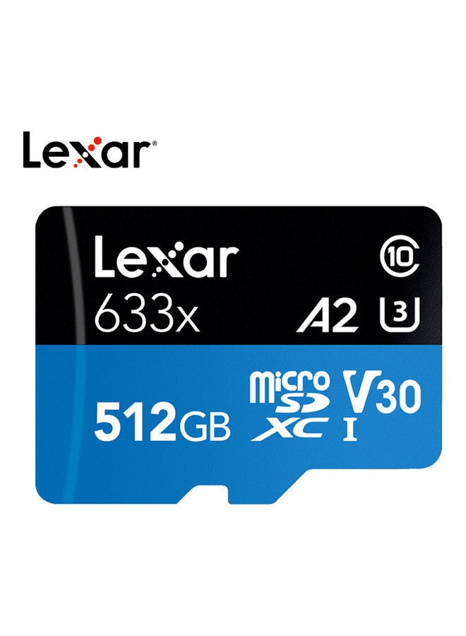 Lexar - Lexar 633x 512GB TF Card High-performance Micro SD Card Class10 U3 A2 V30 High Speed TF Card For Phone Camera Dashcam 512 GB - Image 1