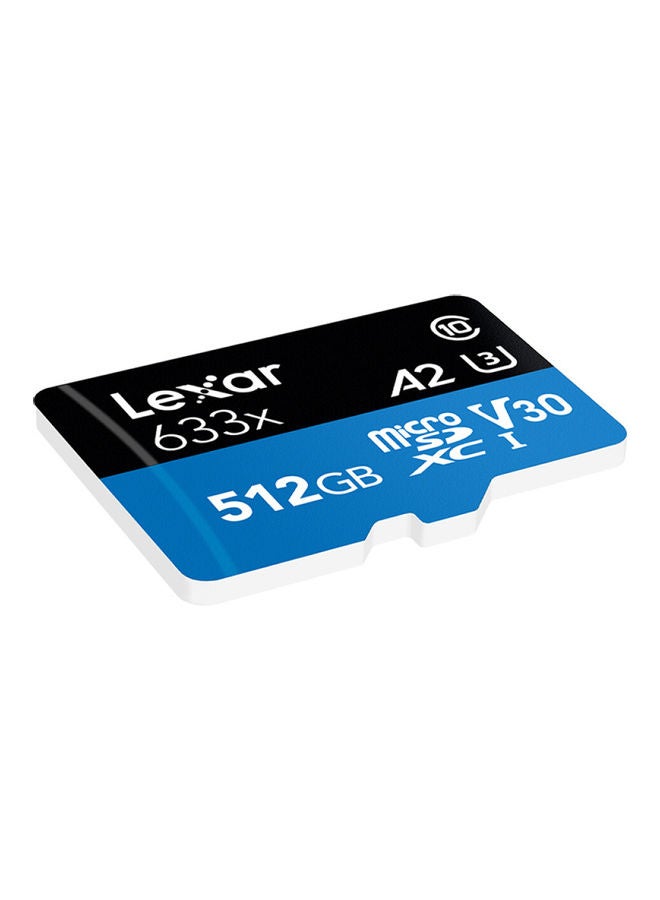Lexar - Lexar 633x 512GB TF Card High-performance Micro SD Card Class10 U3 A2 V30 High Speed TF Card For Phone Camera Dashcam 512 GB - Image 1