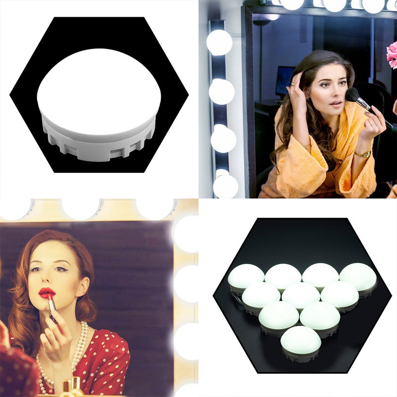 Tomshine - LED Vanity Mirror Light Kit White 25.00*3.40*17.50cm - Image 1