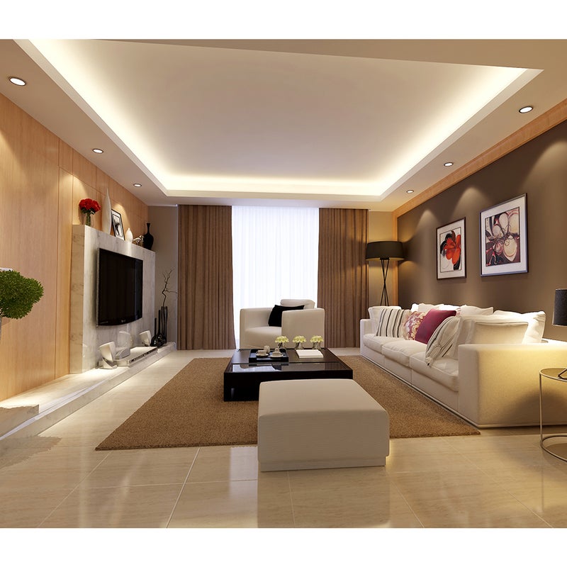 مصباح لوحي للسقف بتصميم مجوف رفيع للغاية بقدرة 12 واط أبيض 21.30*2.80*18.50سم - Image 3