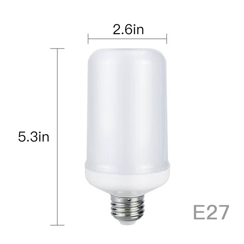 تومشاين مصباح LED بتأثير النار بقاعدة E27 متعدد الألوان 14.00*6.50*6.50سم  - Image 3