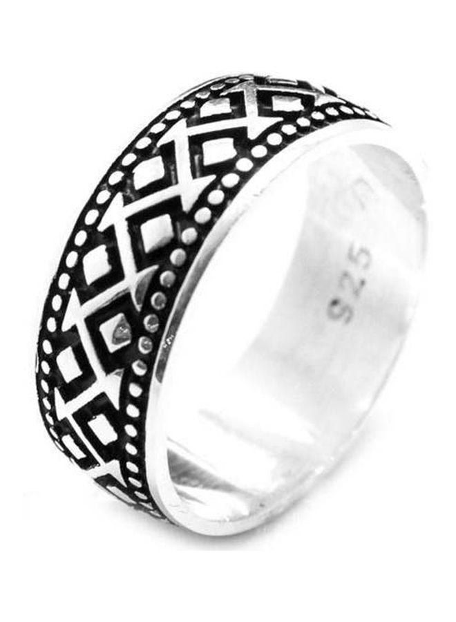 Faris Silver 925 Sterling Silver Wedding Ring - Image 1