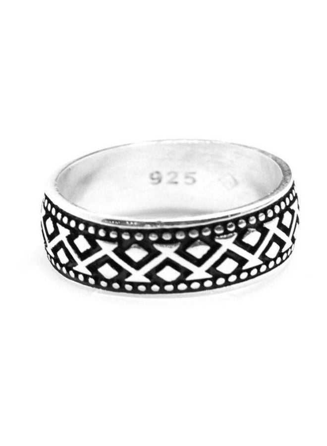 Faris Silver 925 Sterling Silver Wedding Ring - Image 2