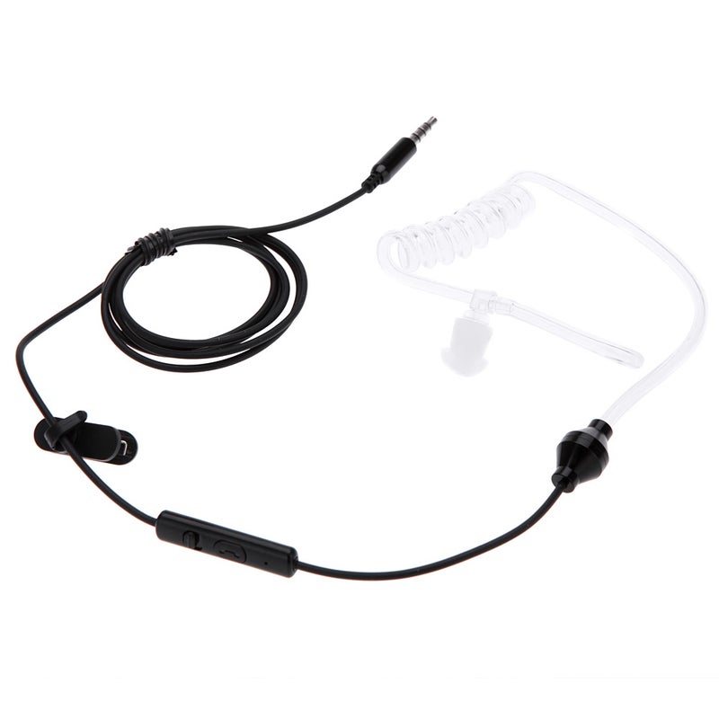 Generic - Ant Radiation Monaural In Ear MIC Headphone With Earbud black - Image 1
