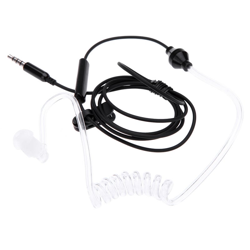 Generic - Ant Radiation Monaural In Ear MIC Headphone With Earbud black - Image 1