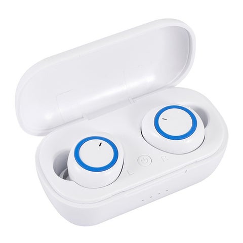 A2 TWS Bluetooth 5.0 Wireless Headphone White & Blue