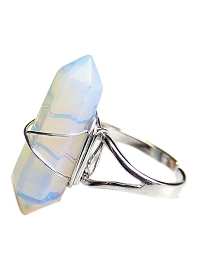 Crystal Studded Finger Ring