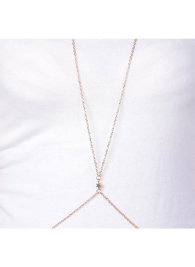 Alloy Crossover Star Necklace - Image 2