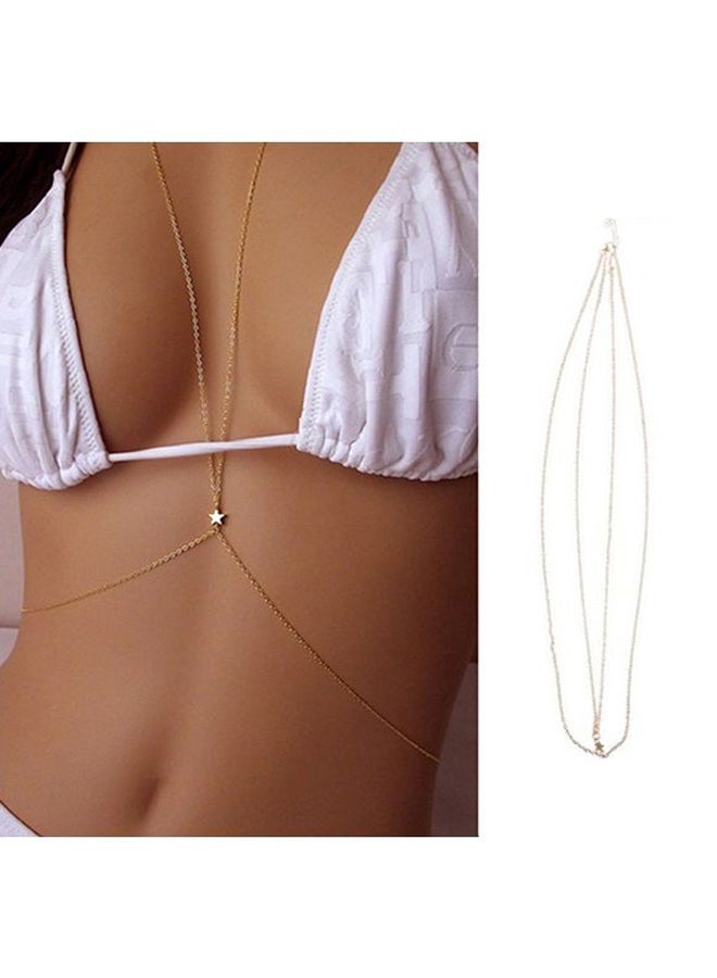 Alloy Crossover Star Necklace - Image 5