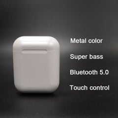 Generic Inpods 12 TWS Popup Touch Control Bluetooth Wireless Earbuds Black  - Image 2