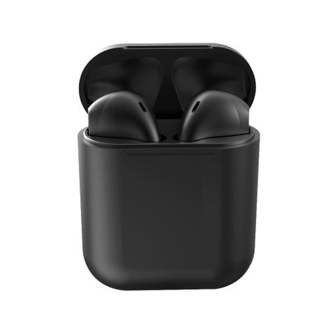 Inpods 12 TWS Popup Touch Control Bluetooth Wireless Earbuds Black