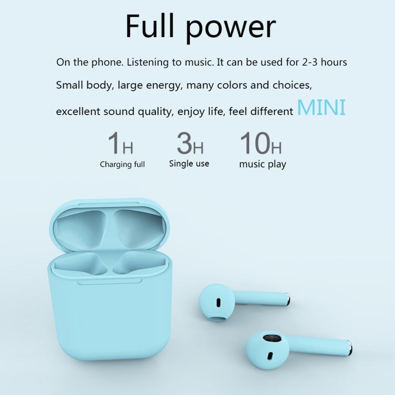 Generic - Inpods 12 TWS Popup Touch Control Bluetooth Wireless Earbuds Yellow - Image 1