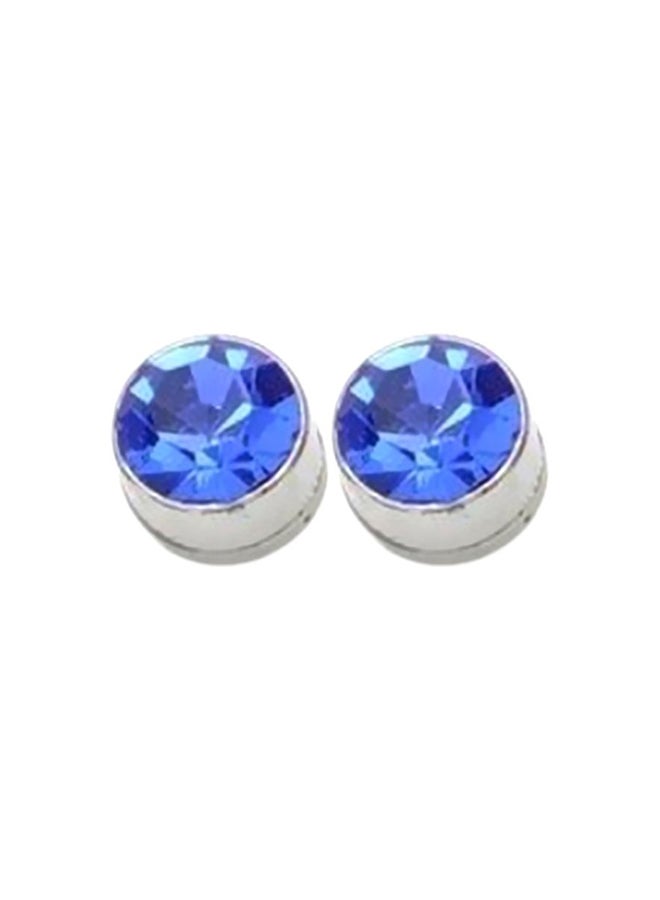 Rhinestone Studded Stud Earrings
