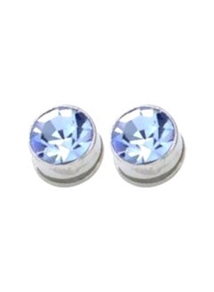 Generic Rhinestone Studded Stud Earrings With Magnetic Closure 