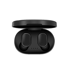 A6S Mini TWS Wireless Bluetooth Stereo Earbuds Black