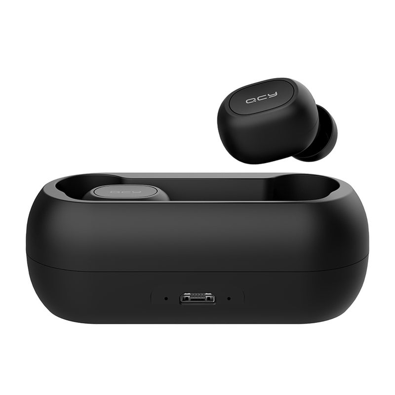 T1C Stylish Wireless In Ear Bluetooth Earbuds Black