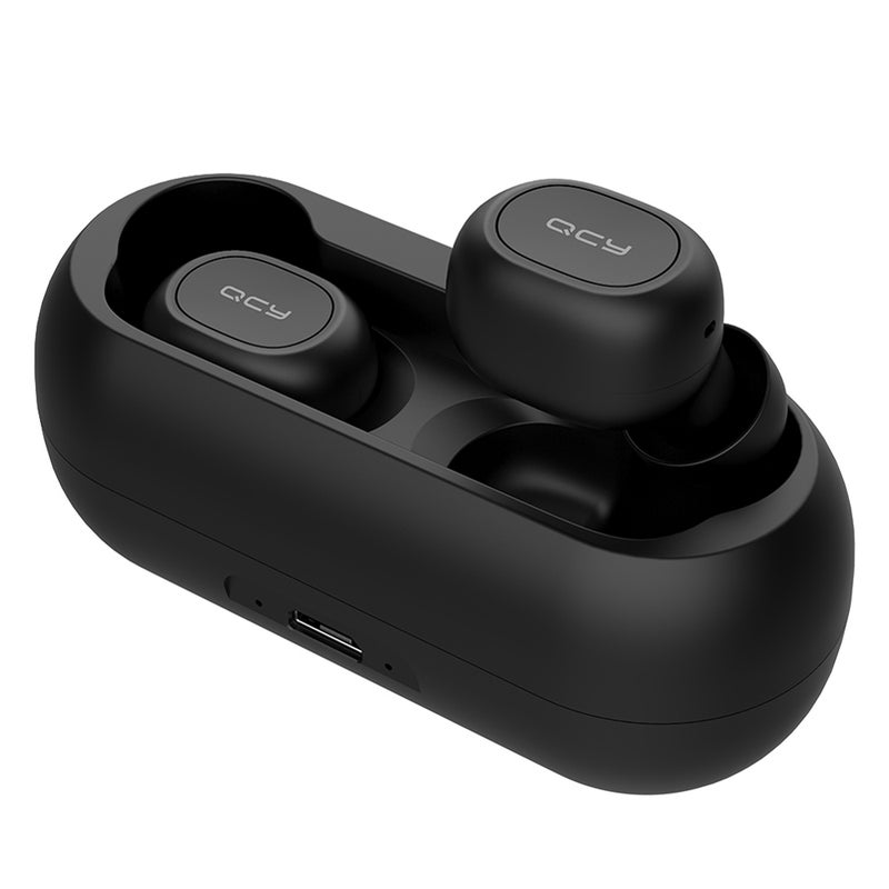 T1C Stylish Wireless In Ear Bluetooth Earbuds Black
