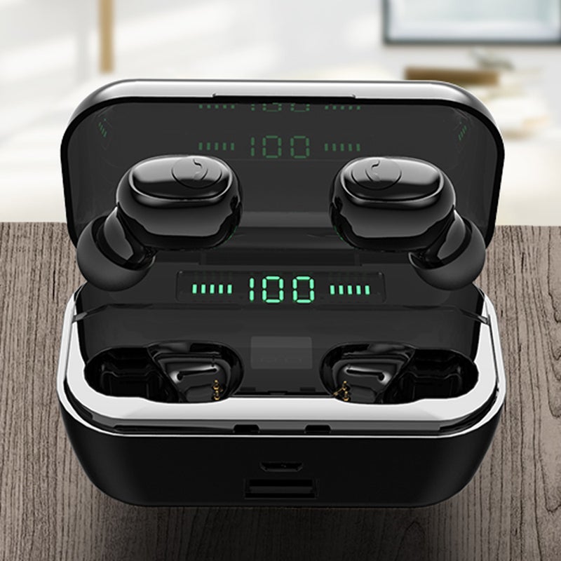 G6S Bluetooth Wireless In Ear Stereo Earphones Black - Image 2