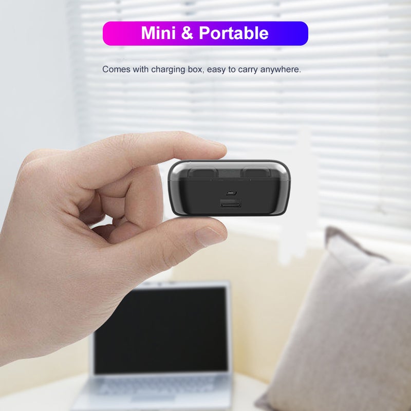 G6S Bluetooth Wireless In Ear Stereo Earphones Black - Image 3