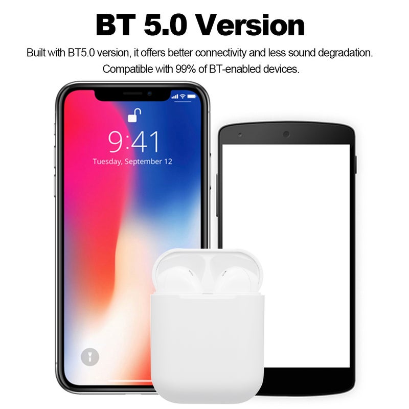 Generic - i9S TWS True Wireless Bluetooth In Ear Stereo Earphones White - Image 1