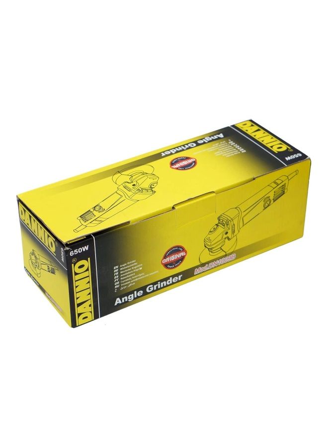 Dannio - 4-Inch Angle Grinder Tool With Side Handle Yellow 33 x 12.2 x 11.4 cmcm - Image 1