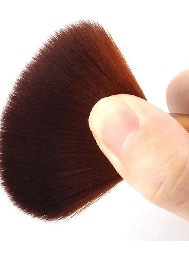 طقم من 12 فرشاة لمستحضرات التجميل بيج/ بني/ ذهبي - Image 2