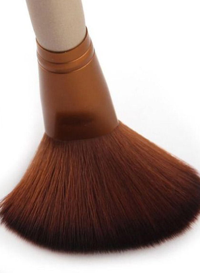 طقم من 12 فرشاة لمستحضرات التجميل بيج/ بني/ ذهبي - Image 3