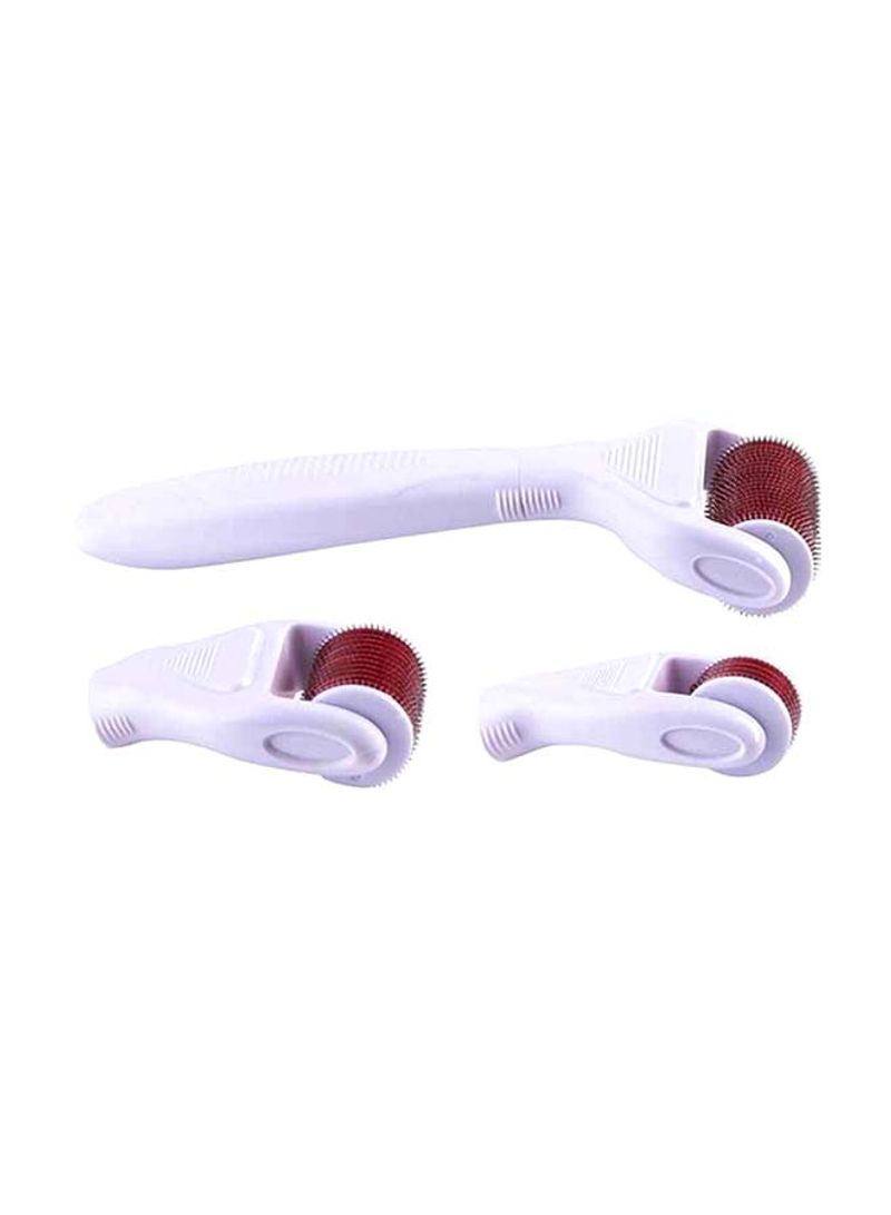 أرت لوك مجموعة ديرما رولر 4 في 1 أحمر/أبيض 3x5x1بوصة - Image 2