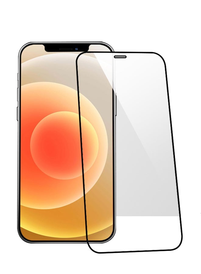 AMTCO Tempered Glass Screen Protector For Apple 12 CLEAR/BLACK  - Image 1