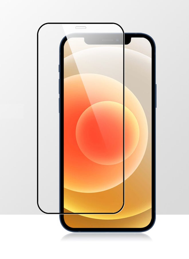 AMTCO Tempered Glass Screen Protector For Apple 12 CLEAR/BLACK  - Image 2
