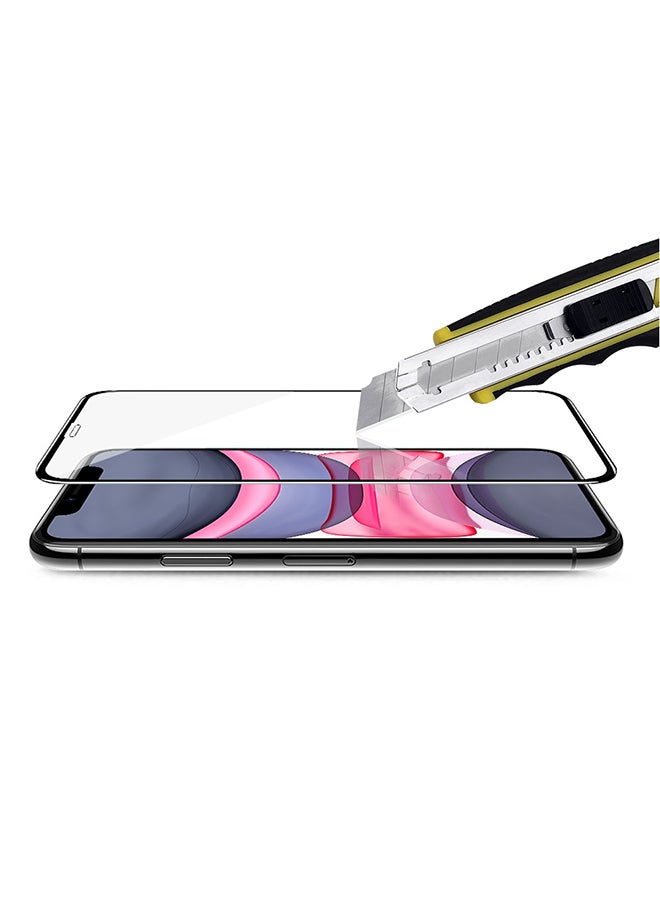 AMTCO Tempered Glass Screen Protector For Apple 12 CLEAR/BLACK  - Image 3