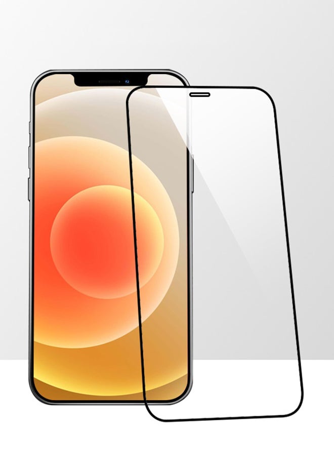 Tempered Glass Screen Protector For Apple 12/12 Pro Black - Image 2