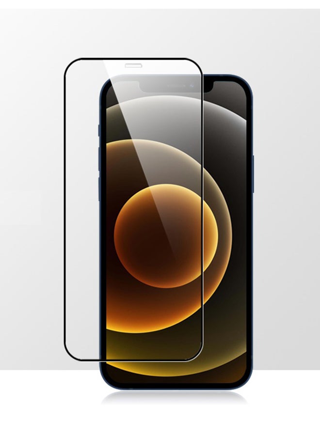 Tempered Glass Screen Protector For Apple 12/12 Pro Black - Image 3