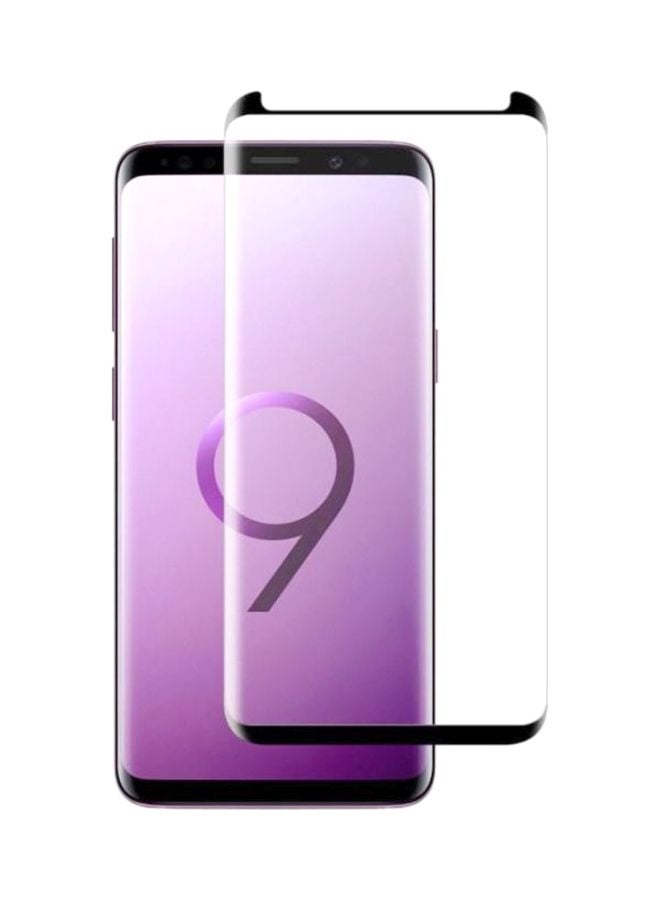 Tempered Glass Screen Protector For Samsung Galaxy S9+ Black/Clear - v1605781029/N22890405A_1