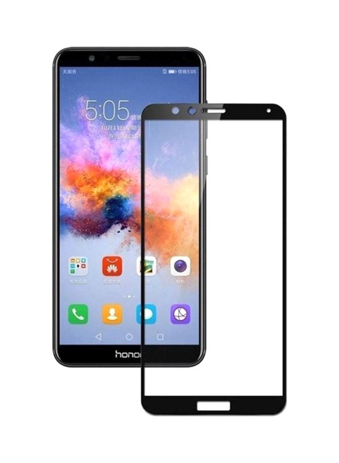 Tempered Glass Screen Protector For Honor 7X Black/Clear